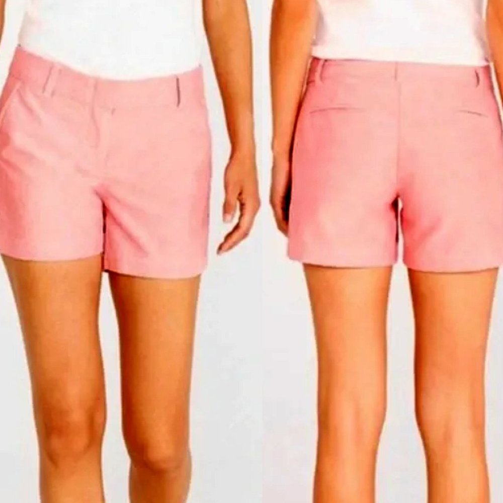 J. Crew Women's 100% Cotton Broken-In Chino Shorts Dusty Pink Size 12 - Picture 2 of 11